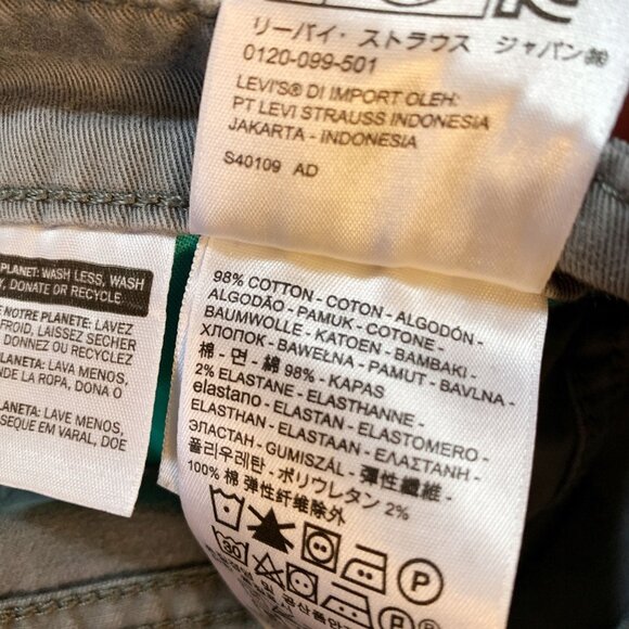 Levi's 511 Men's Jeans Mid Rise Slim Fit Straight Gray Stretch Denim Sz W30/L30 - Picture 5 of 14